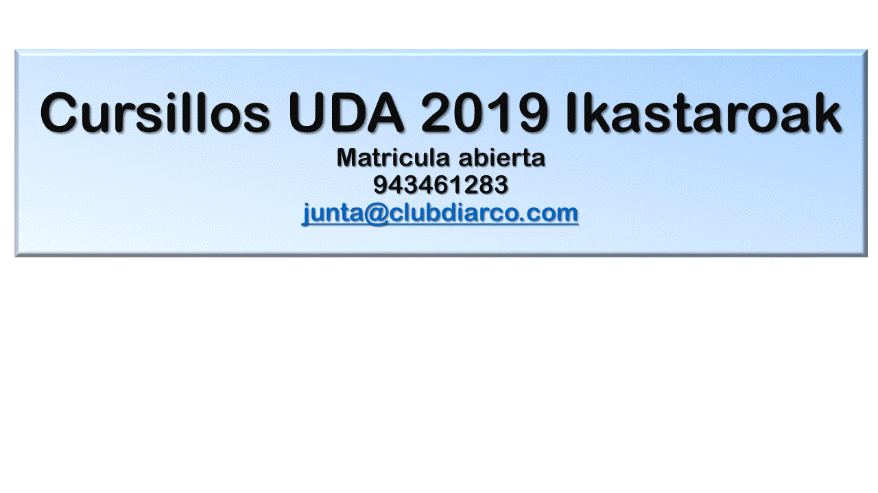Cursillos UDA 2019
